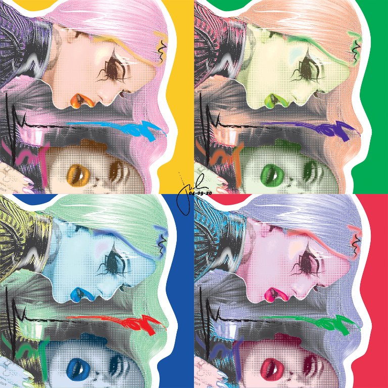 JoyceeSola's tweet photo. Hello World, How are yah? #PopArt @JeffreeStar hope you like this! <3 Excited for the next collection :* https://t.co/H8hrcOqsrN