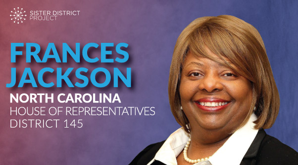 In NC HD45, we are thrilled to endorse Dr. Frances Jackson. Dr. Jackson served for years in state and local govt, serving to plan transportation and communities in NC for growth.  #BlueWave  #ItStartsWithStates Learn more:  https://sisterdistrict.com/candidates/brian-farkas/Donate:  https://secure.actblue.com/donate/sdp-nc-jackson?refcode=social-twt