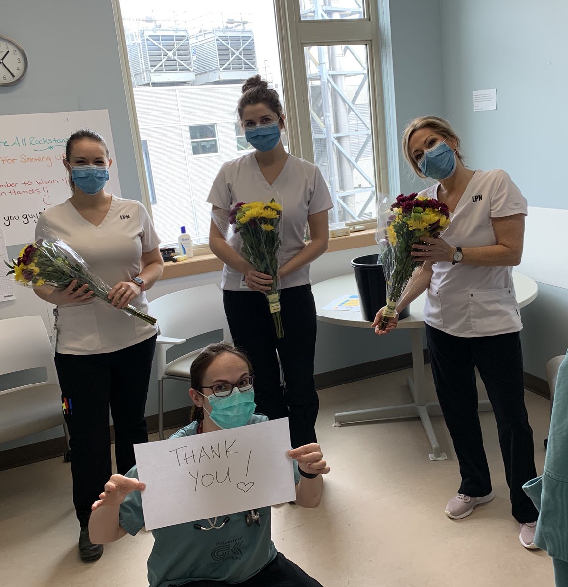 Management of the Sobeys store on Prince Street in Truro donated flowers to <a href="/cehhospice/">CEHHospice</a> which in turn donated them to staff and physicians at Colchester East Hants Health Centre. We are grateful to Sobeys for supporting the community even more than they already have.