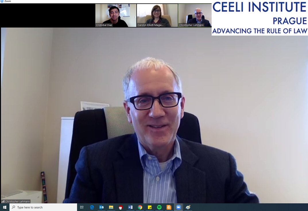 CEELI_Institute's tweet photo. We are very excited to announce the launch of first Webinar Roundtable Discussion Series! Head over to our website to learn more.

#WorkRemote #CEELIInstitute https://t.co/GD5nC46SvD