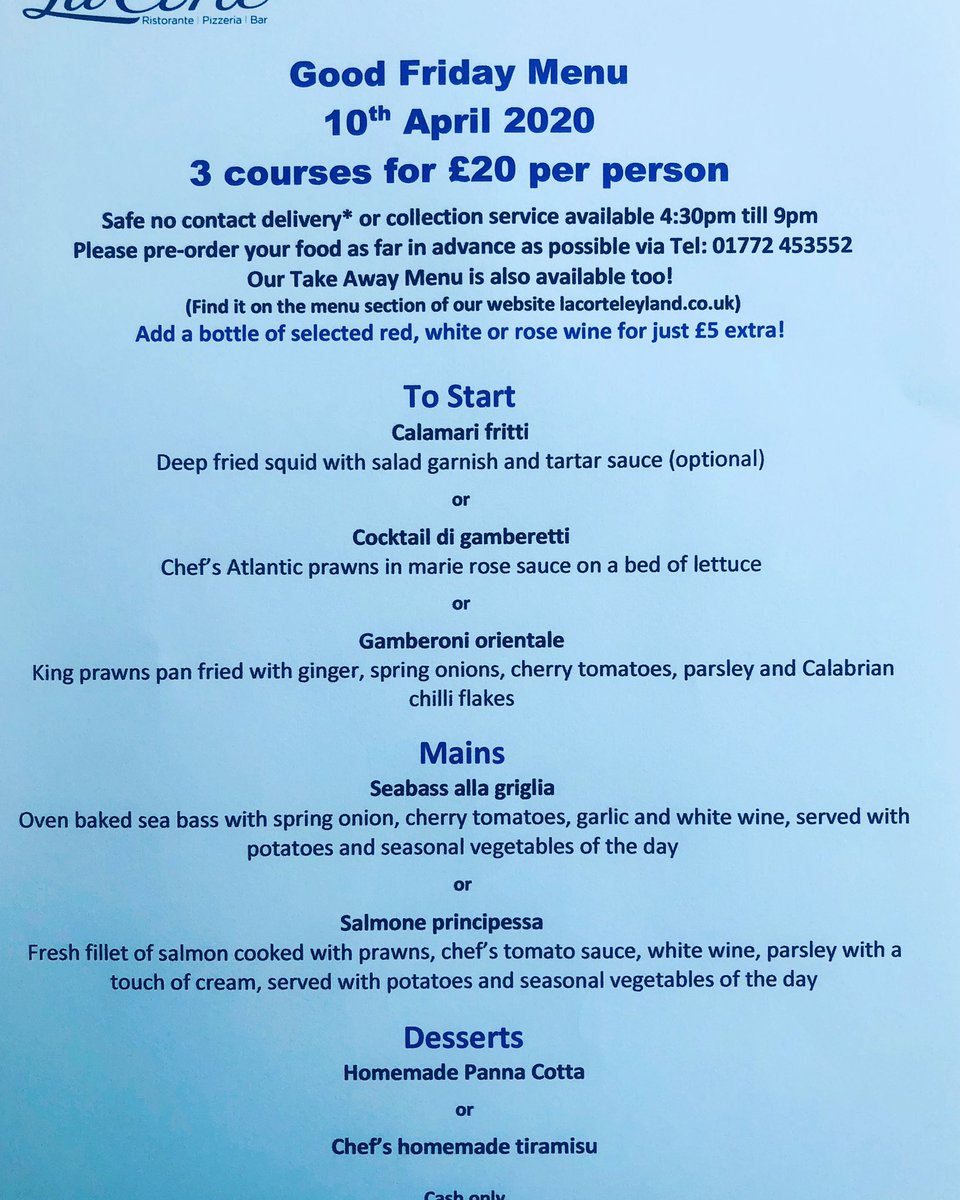 #fishfriday #goodfriday #leyland #deliveryservice Tel: 01772 453552 to book your slot