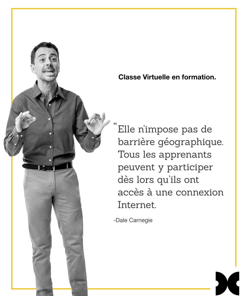 DaleCarnegieALG's tweet photo. La classe virtuelle est un outil précieux qui permet de tisser des liens, d’apprendre ensemble et de poursuivre les projets de développement de compétences à distance. 
Découvrez nos formations :
https://t.co/1Iz53x86RG
LMtéléphone : 05509640 40
dalecarnegie.algeria@in-tuition.dz https://t.co/Oj46cZeWkr