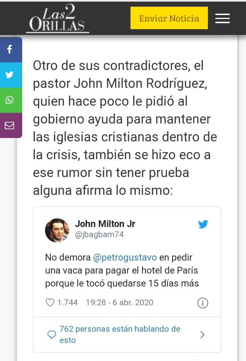 JBAGBAM's tweet photo. En @Las2Orillas decidieron que yo soy un pastor. Donde sepan que mi seudónimo y la foto salieron de El Abogado del Diablo se van de c... https://t.co/C4z3wE1fgC