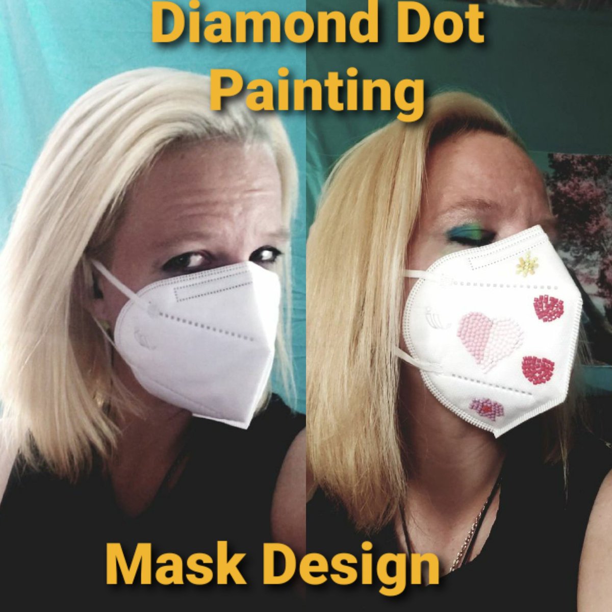 LilRedTheFam's tweet photo. Took my diamond dot painting to the next level! My daughter wanted a design and i made this for her. I like how it turned out. Your thoughts? #quarantinemask #diamonddotpainting https://t.co/9VDVPj0itX https://t.co/wAKj4eUOxx