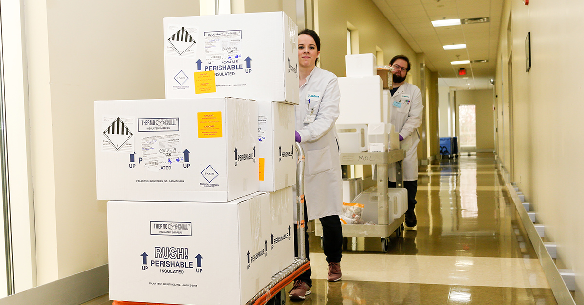 Our #COVID19 test results are now available to healthcare providers between 2-4 days from the date of specimen pick up. Stay tuned as we make other improvements to decrease the time patients need to wait to receive their results. More info: bit.ly/2UZfYgi