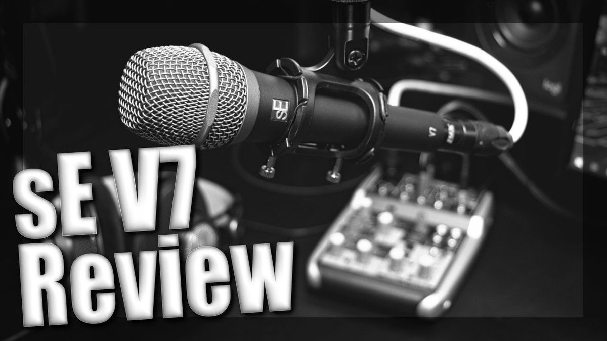 JoeWJacksonJr's tweet photo. sE Electronics V7 Supercardioid Dynamic Mic Review - Best $99 Microphone On The Market?
#sev7 #podcaster #PodcastHQ #LiveStreaming #YoutubeLive #TwitchStreamers #SmallStreamerCommunity #Streamer_RTs #StreamerNetwork 

https://t.co/UInKq6CLJJ https://t.co/RMXjvnlHgQ