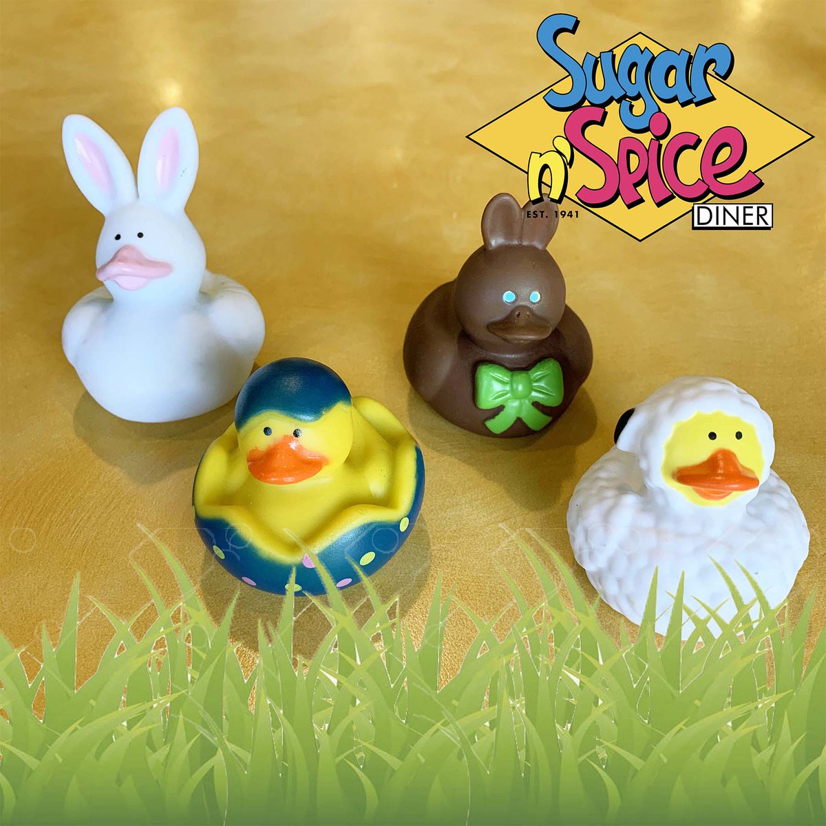 EatSugarNSpice's tweet image. Hop on by, or Order Online. We will have an Easter Surprise Duck waiting for you.  You can call too (513) 242-3521

#snsducks #GreatAmericanTakeout #supportlocal