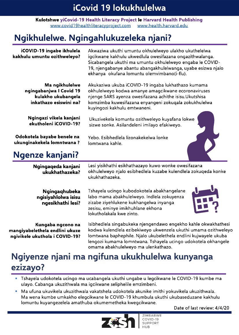 daddyhope's tweet photo. 1. UZ Medical Students have asked me to share these Covid-19 Ndebele &amp; Shona messages with you.

Please share them in your communities especially in rural areas! 
RT
@zimcovid19 @zidsazw @zimsaofficial @StudentSurgical @Tnp21Anashe @ali_ngezi @vimbiez @andile_maqhawe @Taku_Cliff https://t.co/HX4EB59HFk