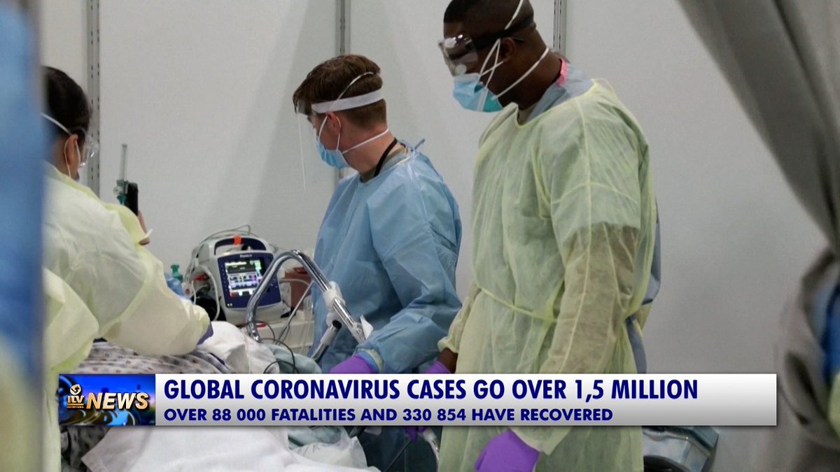 itv_sa's tweet photo. GLOBAL CORONAVIRUS CASES GO OVER 1,5 MILLION
More than 1.5 million cases of the coronavirus have been registered worldwide. COVID-19 is reportedly affecting 209 countries and territories around the world.
#GlobalCases #Covid19 #Deaths #WHO #recoveries #US https://t.co/5PliUODGlF