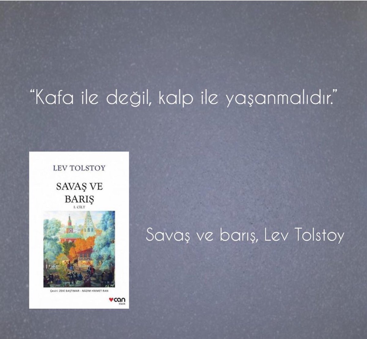 Savaş ve Barış, Lev Tolstoy
