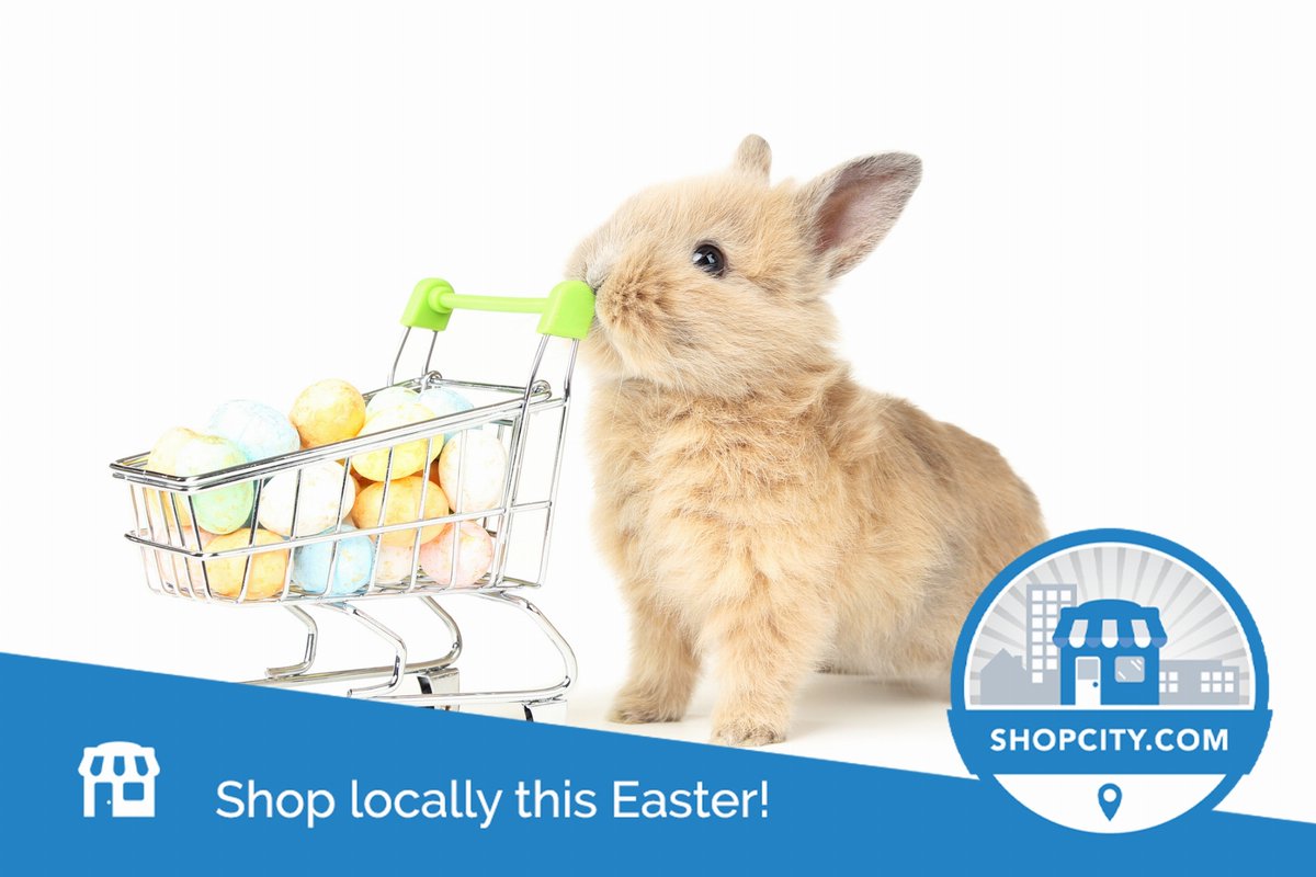 Grab a cart and hop on over to some local businesses to shop in preparation for Easter this weekend!

#ShopLocally #HappyEaster #ShopCity #SupportLocal