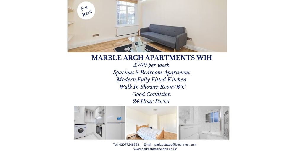 parkestates's tweet photo. #parkestates #3bedflat #1bath #marylebone #marblearchapartment #harrowbyst #W1H #rentallondon #lettings #realestate #excellentcondition #wearehappytohelp #availablenow #contactus https://t.co/m3HNa02kwC https://t.co/D29cf4B5zW