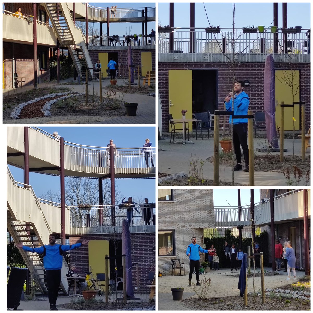 SportinLelystad's tweet photo. Bewegen + ontmoeten = plezier en nu van groot belang bij diverse (zorg)instellingen in Lelystad. We zijn begonnen bij #Hanzeborg van @WoonzorgFL en gaan door #samensterk #beweegthuis #houvol https://t.co/uYlI55o0EQ
