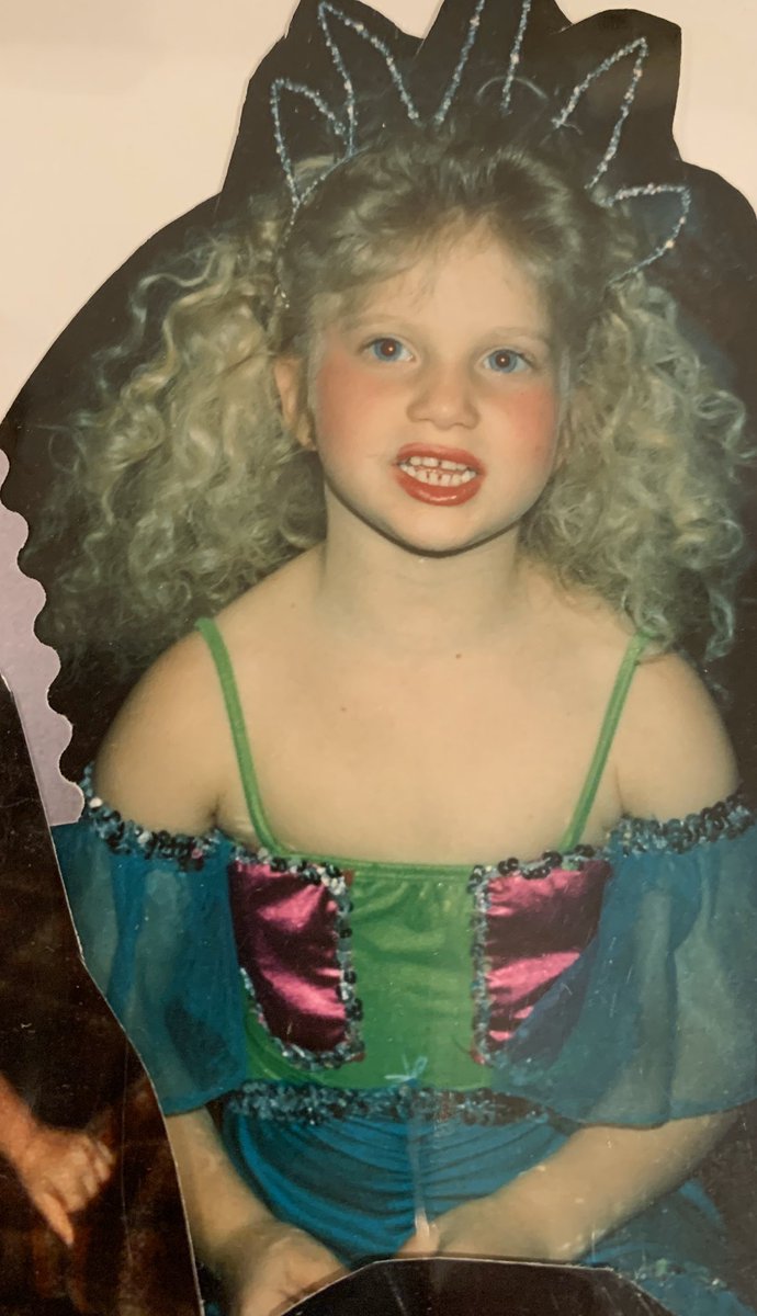 #ThrowbackThursday my very first and last dance recital . I was OBVIOUSLY Ariel from The Little Mermaid. I was 4 😩😭 <a href="/ParksideProud/">Parkside Elementary</a>