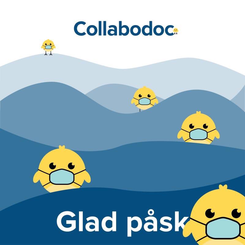 CollabodocAB's tweet photo. I år blir det en annorlunda påskhelg. Vi skänker en tacksamhetens tanke till alla som jobbar och sliter för att vårda sjuka och äldre samt de som kämpar för att Sverige ska ta sig igenom krisen på bästa sätt. Allt gott från Collabodoc!
#glad #påsk #collabodoc #hälsa #sjukvård https://t.co/o0jBViQhWq
