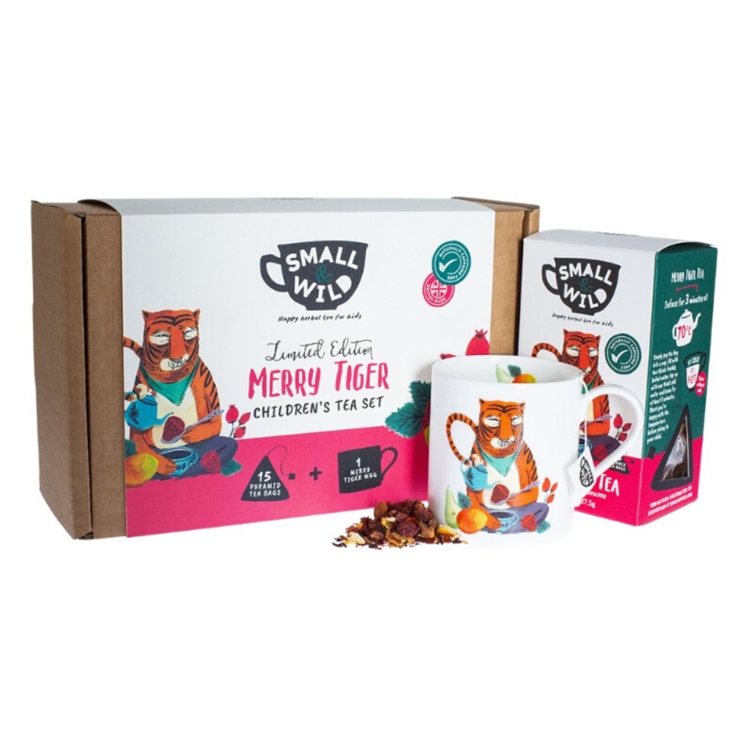 Wat maakt theeleuten met kids leuk? Men neme een leuke handbeschilderde mok en doet daar een heerlijke kruidenthee in met namen als, Merry Tiger, Happy Toucan en Snoozy Fox. Zo staat er vanzelf een nieuwe generatie theedrinkers op! 
bit.ly/Kruidentheevoo…