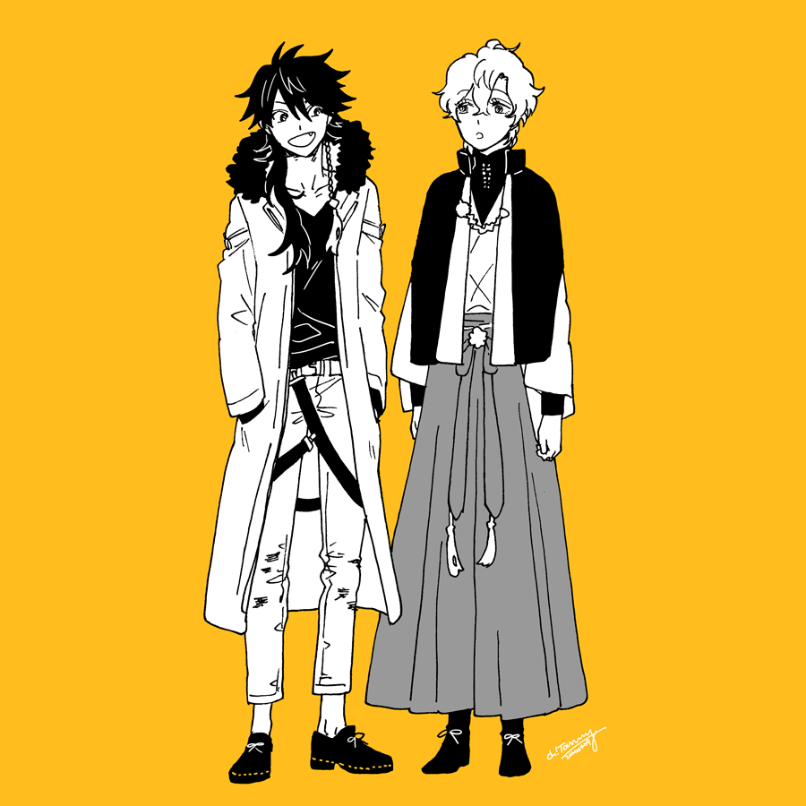 「だんだん風が強くなる帝幻 」|おおとみのイラスト