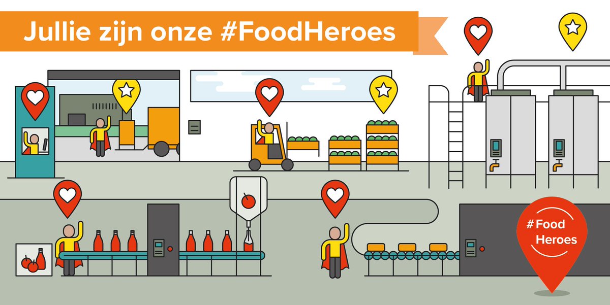 Onze #FoodHeroes in alle fabrieken: onzichtbaar maar onmisbaar! Ook tijdens Pasen de schappen gevuld #Food #productie #samentegencorona