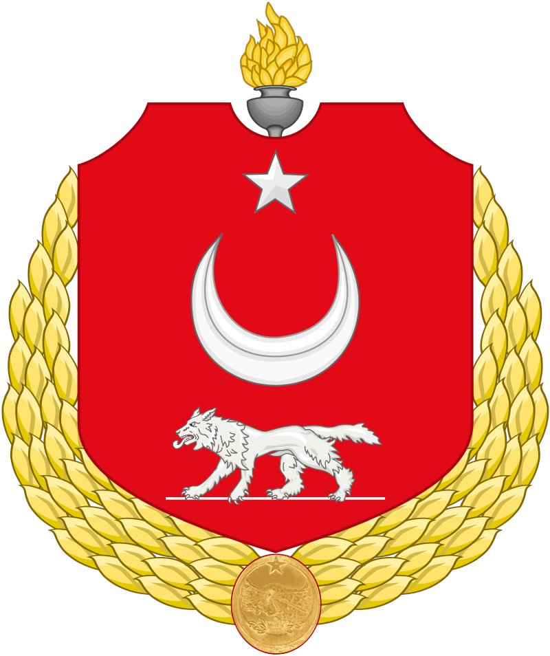 Asena, an old she-wolf with a sky-blue mane found a baby & nursed him. Gave birth to half-wolf, half-human cubs from whom Turkic people/Turkey born! A grey wolf showed the Turks the way out of their legendary homeland Ergenekon, which allowed them to spread/conquer neighbours!