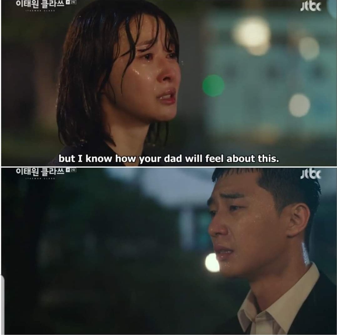 "It was her who stopped you from being a murderer."  #ItaewonClass #TeamSooAh #KwonNara