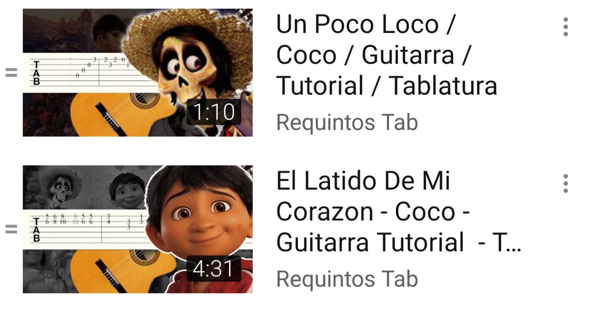 Blueteria51 リメンバーミーの色んな曲のコード タブ譜つきの動画がアップされてて ウンポコロコはコードは割と簡単な コードだけど ストロークの手が難しすぎて全くやれない 他も って思ってたら 憧れのファニータはスローだしタブ譜だと出来て感動