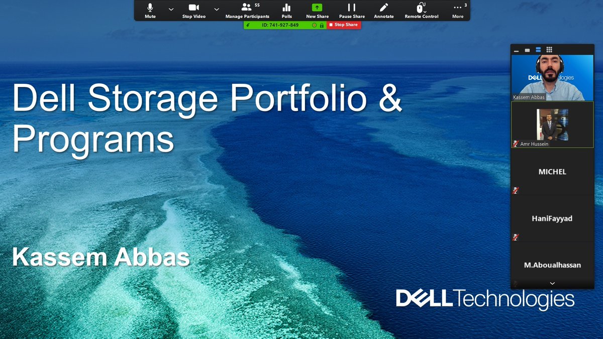 Innovate using #1 brand in storage. Great virtual session to our <a href="/DellTechPartner/">Dell Technologies Partners</a> in Egypt and Levant on #storage and programs

<a href="/OthmanKamal/">Kamal Othman</a> Amr Elnajjar <a href="/DaliarmR/">Dalia Rashed</a>  Raddad Shana'a  <a href="/DellTechMEA/">Dell Technologies MEA</a> Sameh George