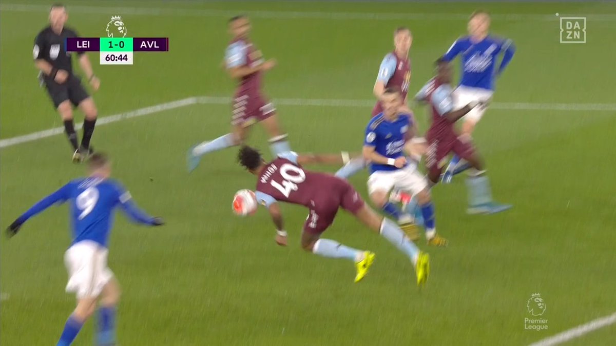Onto handball, and for the first time in the Laws of the Game the arm is defined for handball. Before most referees would use the whole of the arm. It means Tyrone Mings' use of the top of the arm vs. Leicester is legal next season.