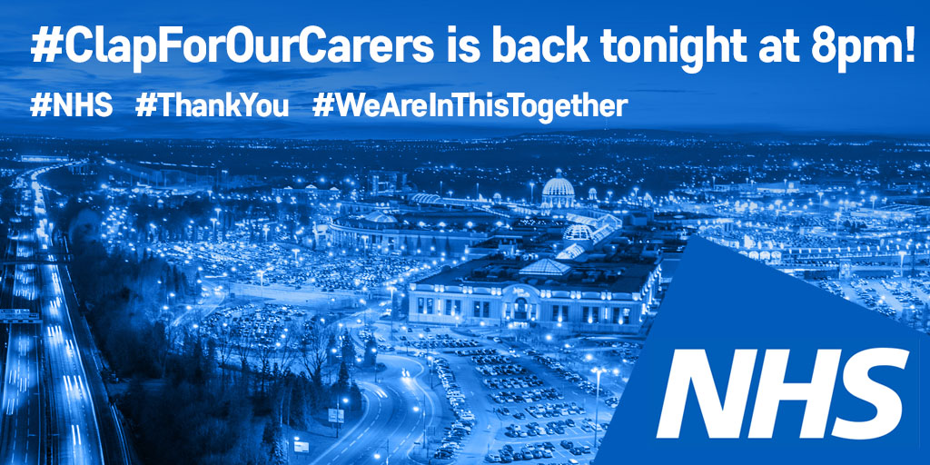 PeelLandP's tweet photo. As we #ClapForOurCarers and key workers this evening, listen to this incredibly moving poem by #MattKelly and read by Salford’s #ChristopherEccleston: https://t.co/PR8KRd6CWT
Thank you for keeping us safe 💙🌈 @ClapforCarers @NHSuk #ThankYouNHS https://t.co/GJfLpOwYEc