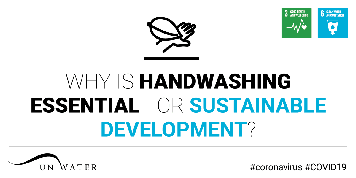 Handwashing is crucial to many of the SDGs. Handwashing and good hygiene practices unlock the benefits of water and sanitation services: better health, educational attainment and economic productivity.
#COVID19 buff.ly/3aMLuVH