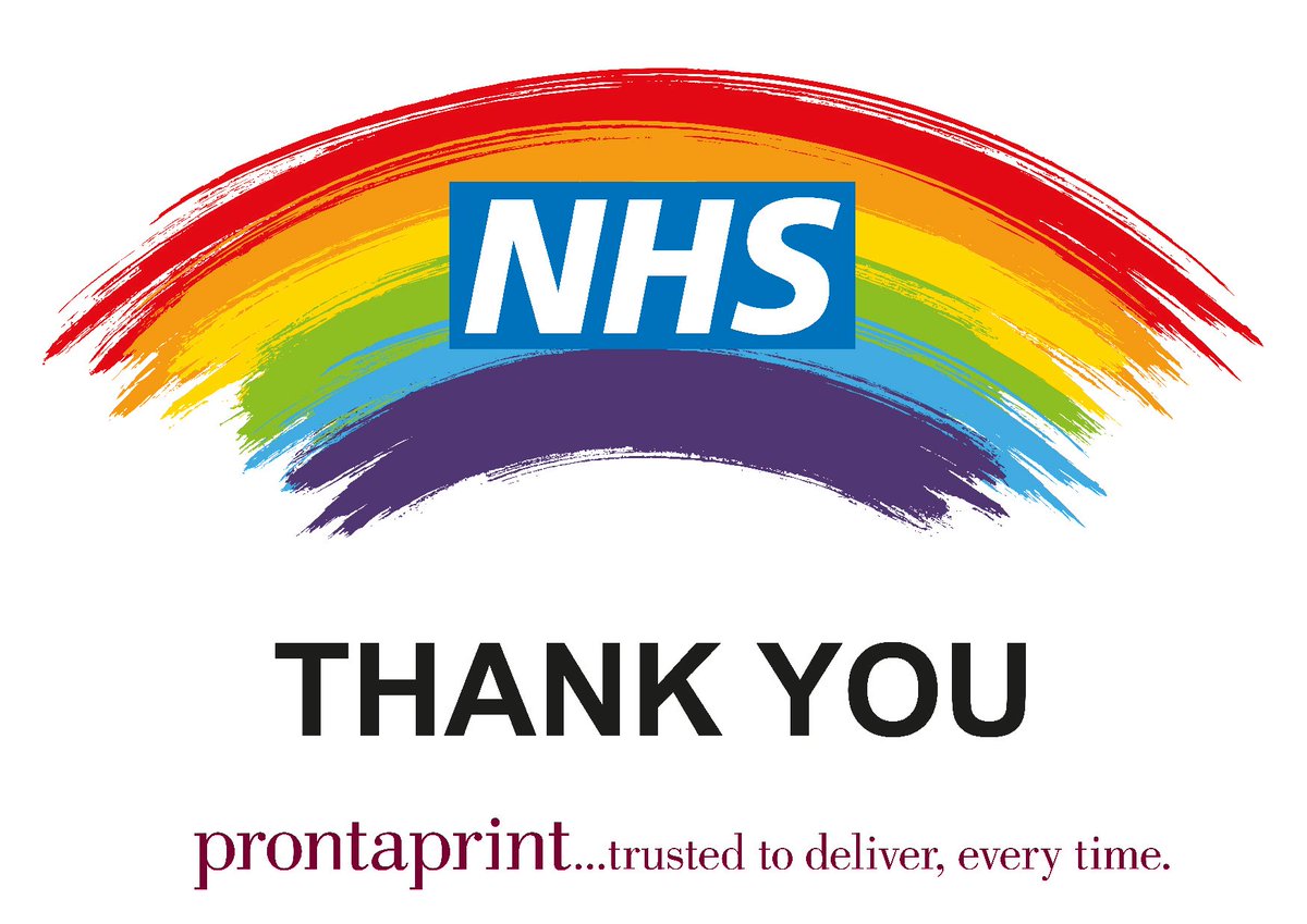 Prontaprint247's tweet image. Tonight we will be out on our doorsteps at 8pm to clap for the NHS &amp;amp; Carers.
Everyone here at Prontaprint would like to say a big thank you, to everyone who is working hard all over the county.
YOU ARE AMAZING!!