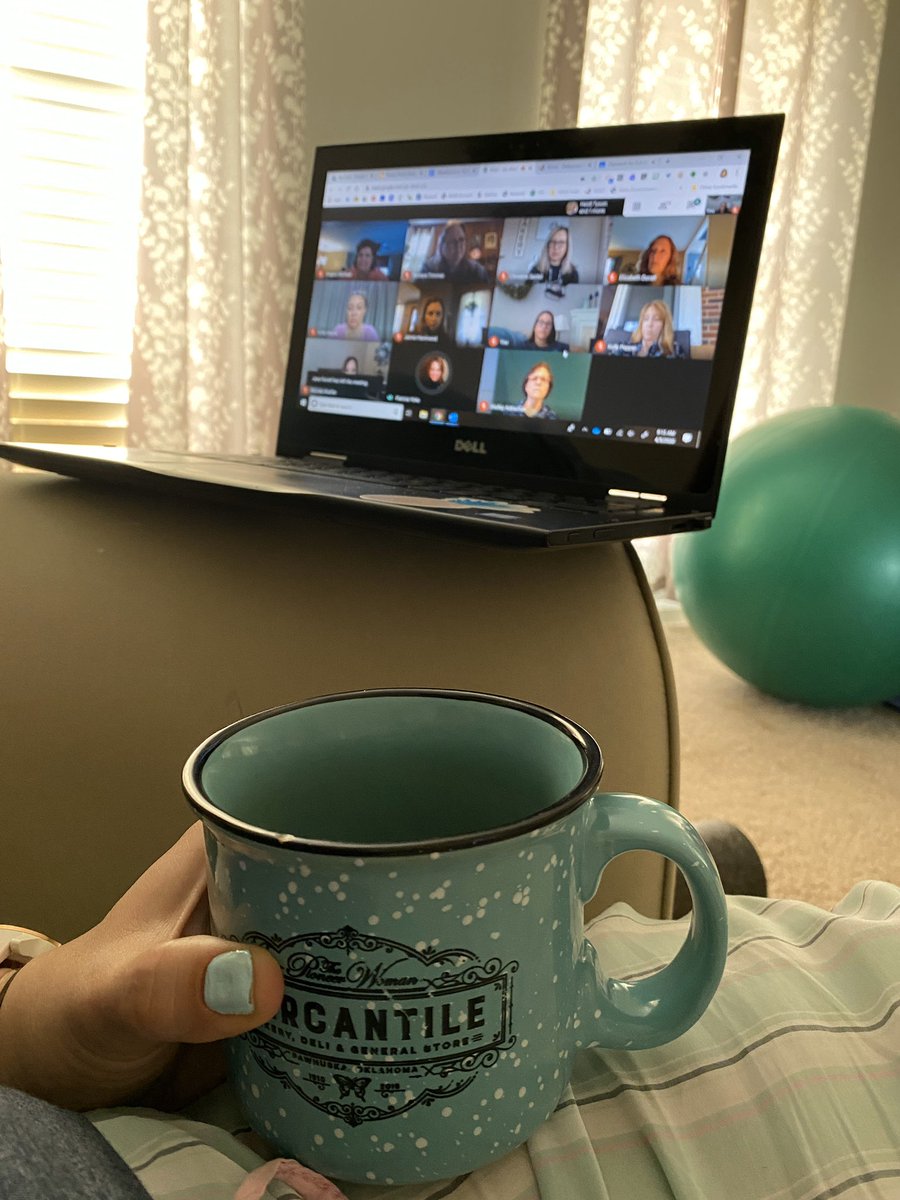 MrsScott109's tweet photo. Things that are making me smile this morning: 
1. Coffee
2. Meeting in pajamas
3. Collaborating with my @DAISCommunity 5th grade colleagues
#ourschoolrocks https://t.co/qbuPUIAjzZ