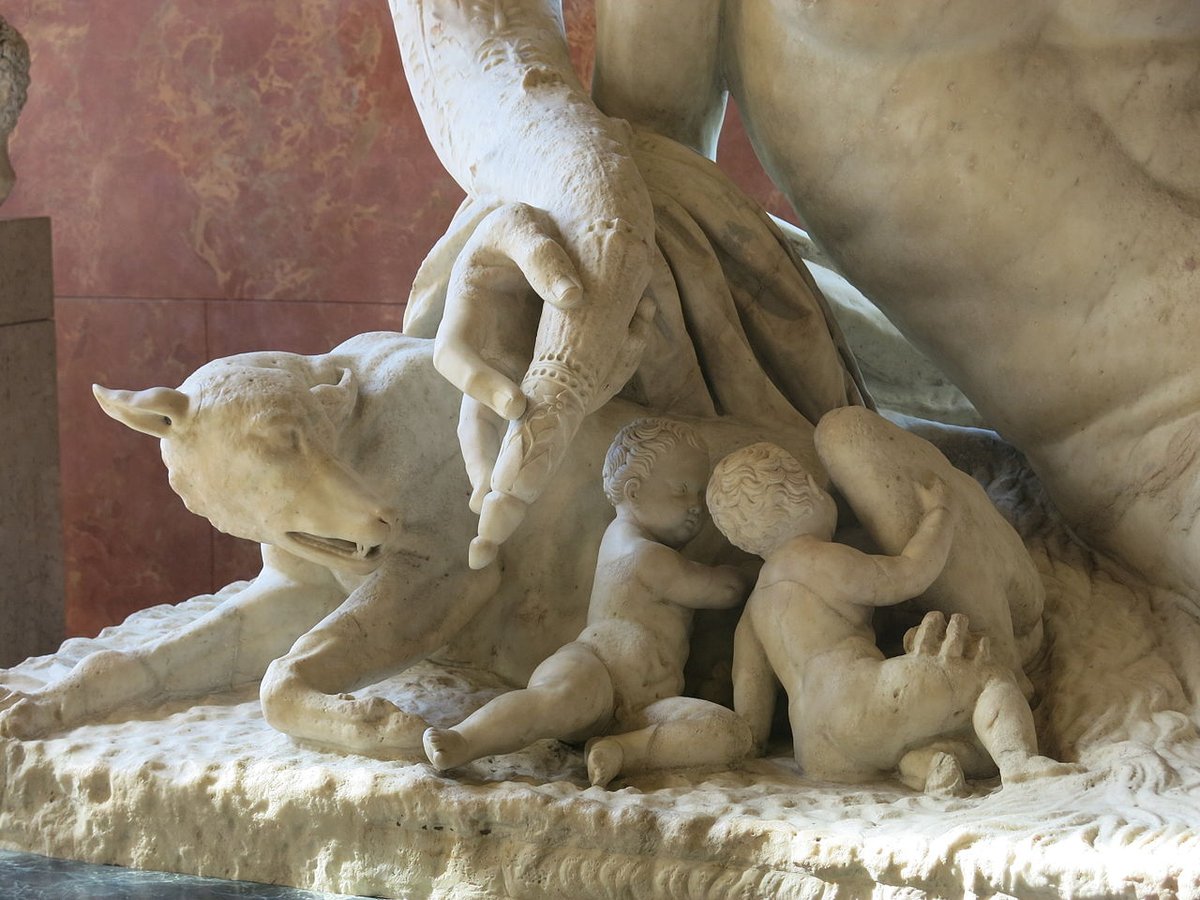 The Capitoline Wolf nursed Romulus & Remus, sons of Mars & future founders of Rome! Twins ordered to be killed by great uncle. But servants placed them by River Tiber! Adopted by she-wolf Lupa, an animal sacred to Mars. So Italian wolf national animal of modern Italian Republic!