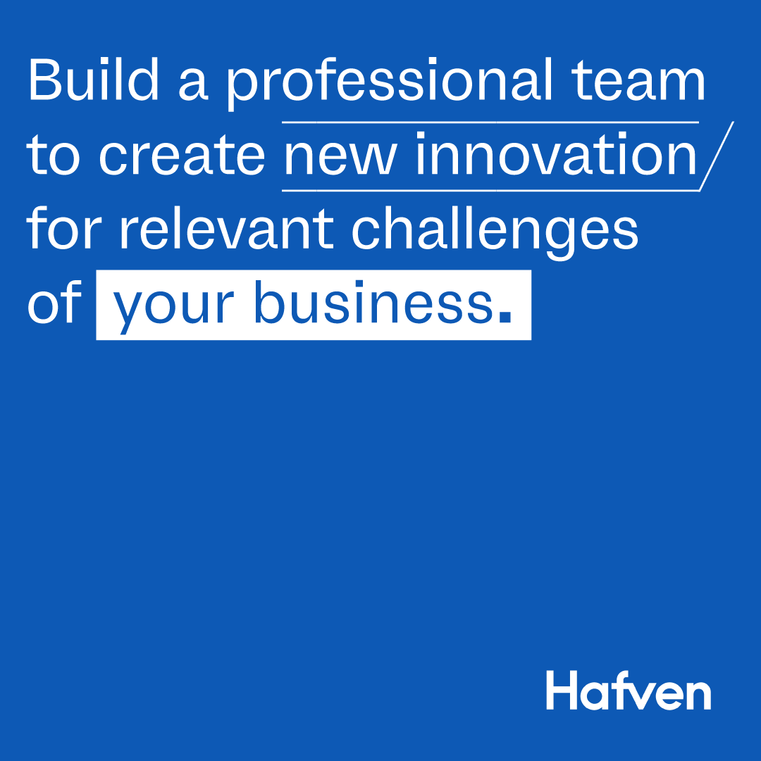 Mit Teams-as-a-Service löst du deine Herausforderungen im Bereich Digitalisierung. Die Hafven Innovation Community aus über 1.300 Mitgliedern ist dein Pool an Experten*innen. Wir stellen dir passend zu deinem Projekt ein Team zusammen. Sprich mit <a href="/ricferrer/">ricferrer</a> über die Möglichkeiten