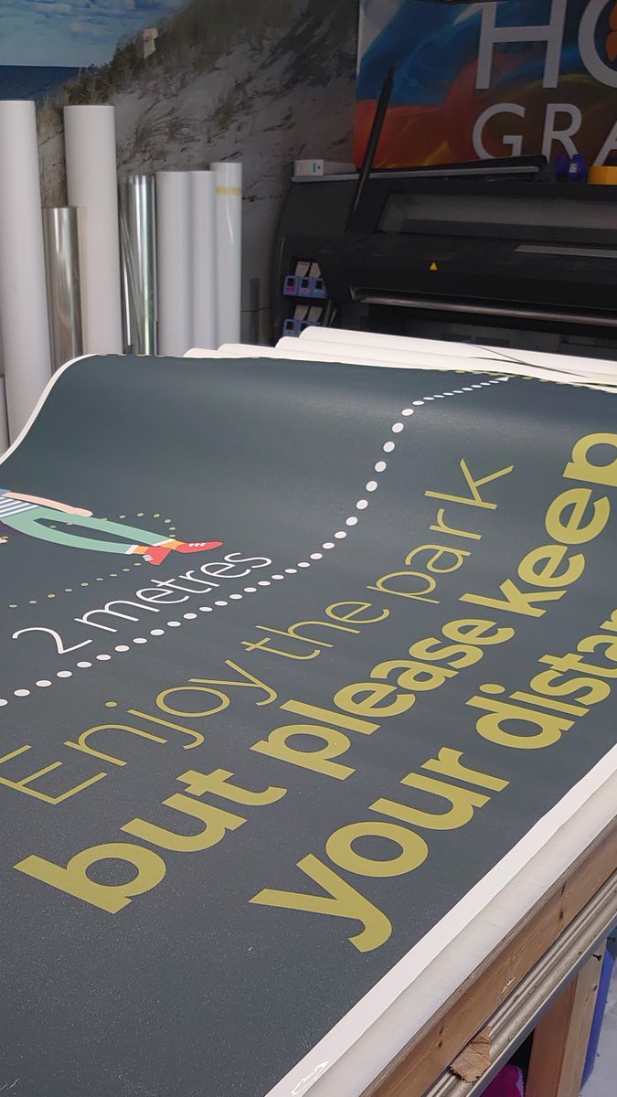GraphicsHosch's tweet image. Just preparing the last batch of floor graphics to be installed in some London Parks .. Enjoy the Park but please keep your distance #socialdistancing … #stayhomesavelives #savetheNHS #floorgraphics #kensington