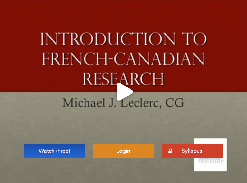 Legacy Family Tree Webinars has free webinars all month. Today is my intro to French Canadian Webinar. Free to everyone! bit.ly/2JOtNsX
