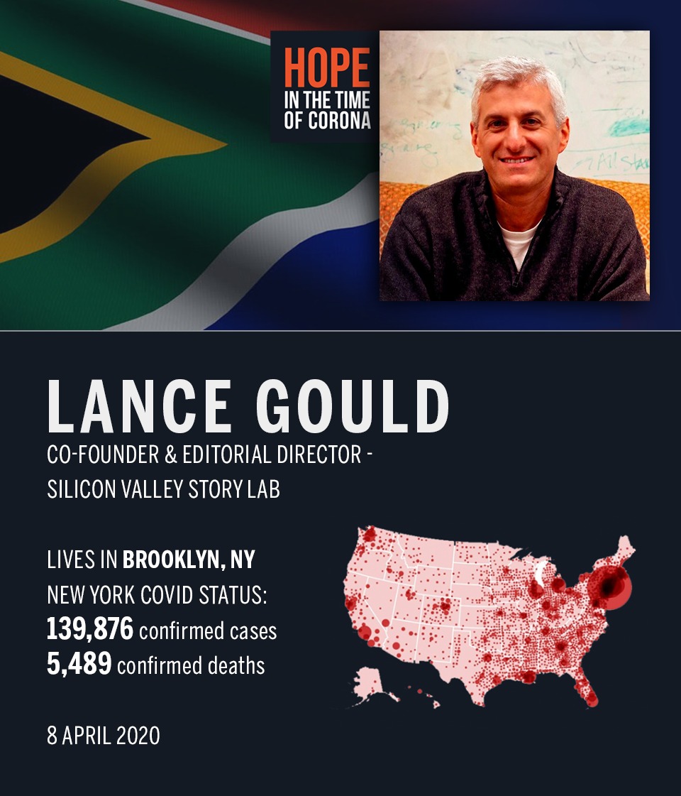 CradleGivesHope's tweet photo. "...I love my city and I'll do whatever I can to help it through this crisis!" - Find out how @lancegould is experiencing #COVID lockdown in NYC: https://t.co/ffedKatlYv @jody_jacobs @WriterPhotograp @JermaineCraig07 @KarimaBrown @SikhakhaneJ @POWER987News @KayaFMTalk https://t.co/O2lrPhRahn