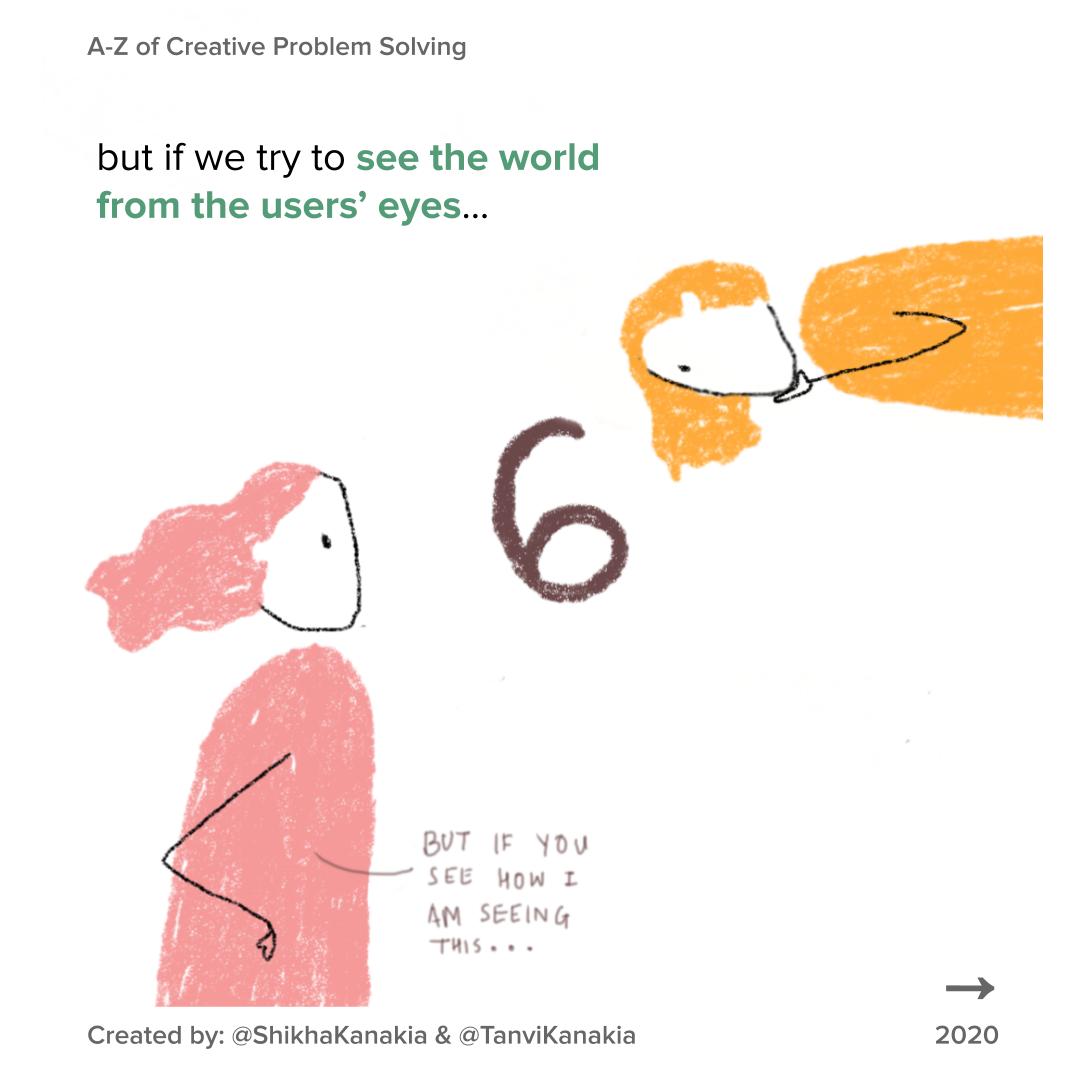 Shixchicken's tweet photo. E for Empathy
See things from a new perspective.

Here’s a practical guide to practicing empathy - https://t.co/ZVCX4vXr4k
.
.
#AtoZofProblemSolving #DesignThinking #UserCenteredDesign #CX #UX #Tech #UserExperience #CustomerExperience #CXConsultant #Entrepreneurial #newbusiness https://t.co/fRFLgUJ1j3