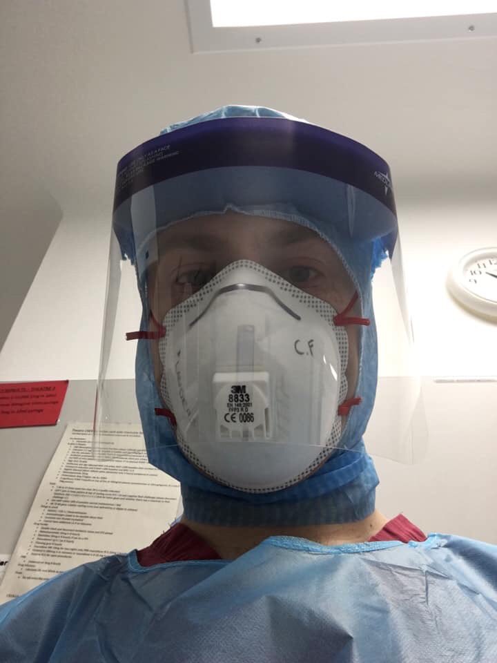 Clapping for my son Charles tonight in ICU Borders GH, all NHS staff and also all funeral director key staff from the independent community across the UK - thank you for everything you are doing right now.