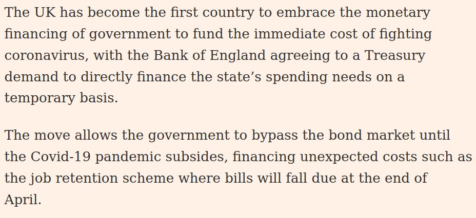 4. Here's the Financial Times on the U.K. Government's decision to embrace monetary financing today: https://www.ft.com/content/664c575b-0f54-44e5-ab78-2fd30ef213cb