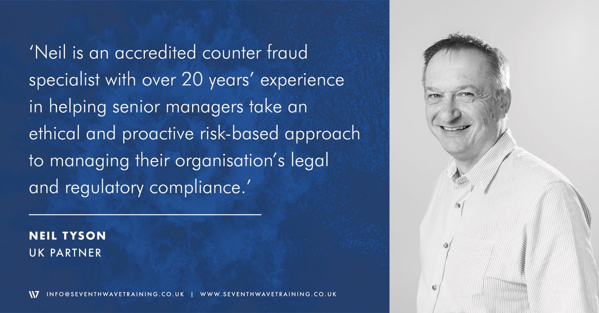 We're really pleased to announce another fantastic addition to the #seventhwave team! 

Welcome to Neil Tyson, who joins us as one of UK #partners assisting in the creation of some fantastic new #gambling and #compliance #Training for the industry.

lnkd.in/gFGznah
