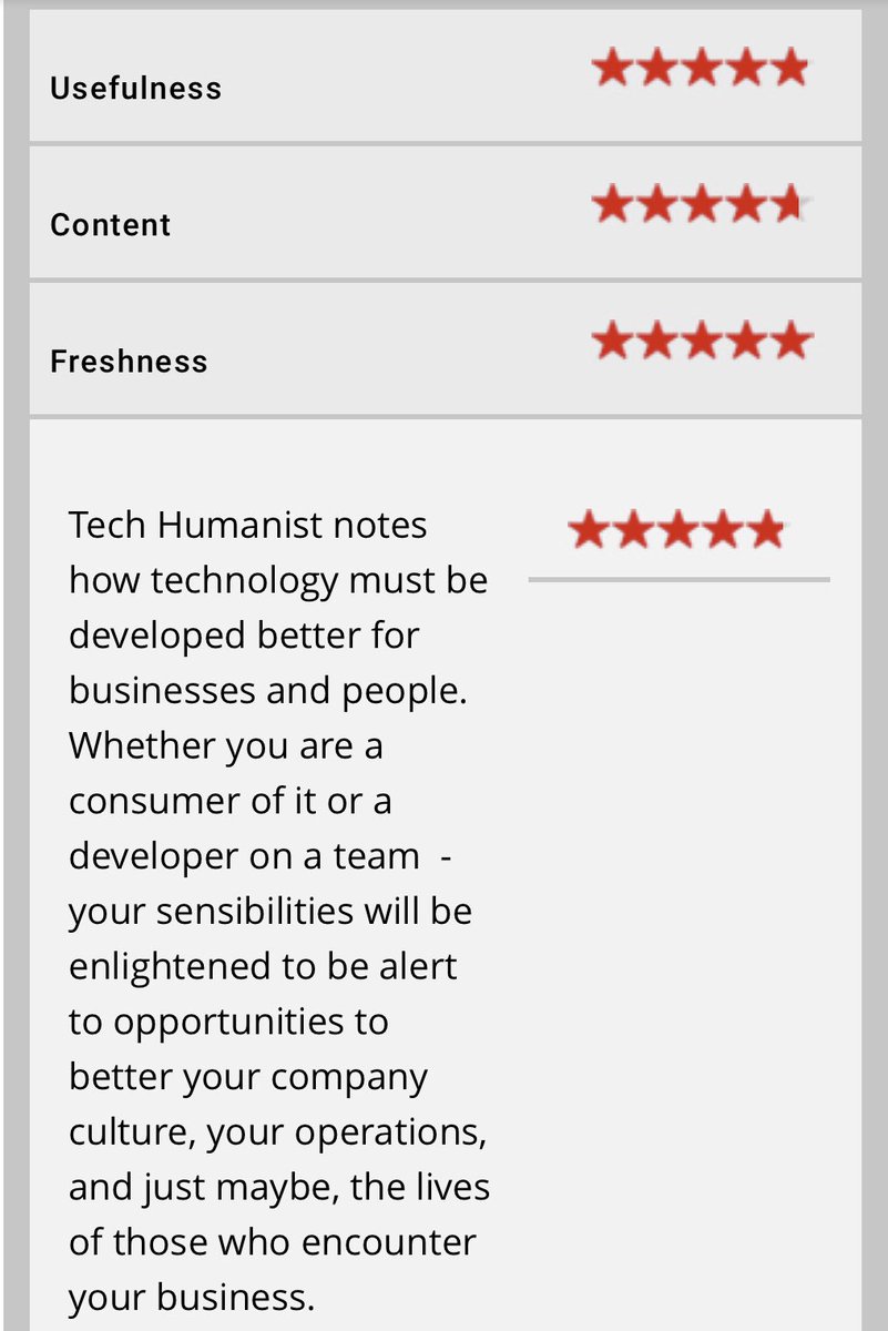 kateo's tweet image. Day made by having come across this review of #TechHumanist last night. I’m genuinely glad whenever people see value in my work. ❤️

smallbiztrends.com/2020/03/tech-h…