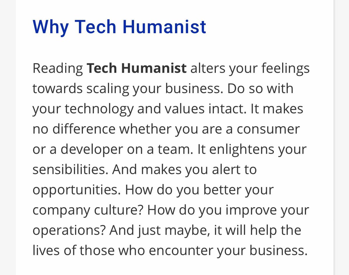 kateo's tweet image. Day made by having come across this review of #TechHumanist last night. I’m genuinely glad whenever people see value in my work. ❤️

smallbiztrends.com/2020/03/tech-h…