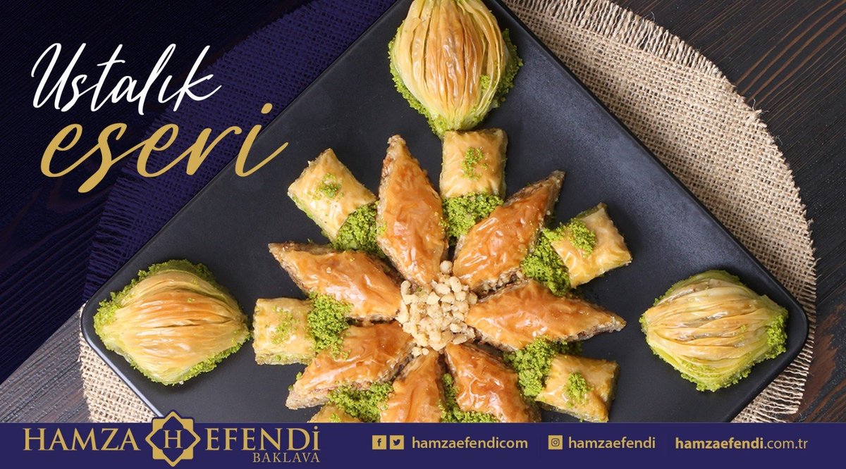 Ustalık eseri... #HamzaEfendi #Baklava "Tam Tadında..."

#İnternettenSipariş
🌐hamzaefendi.com.tr