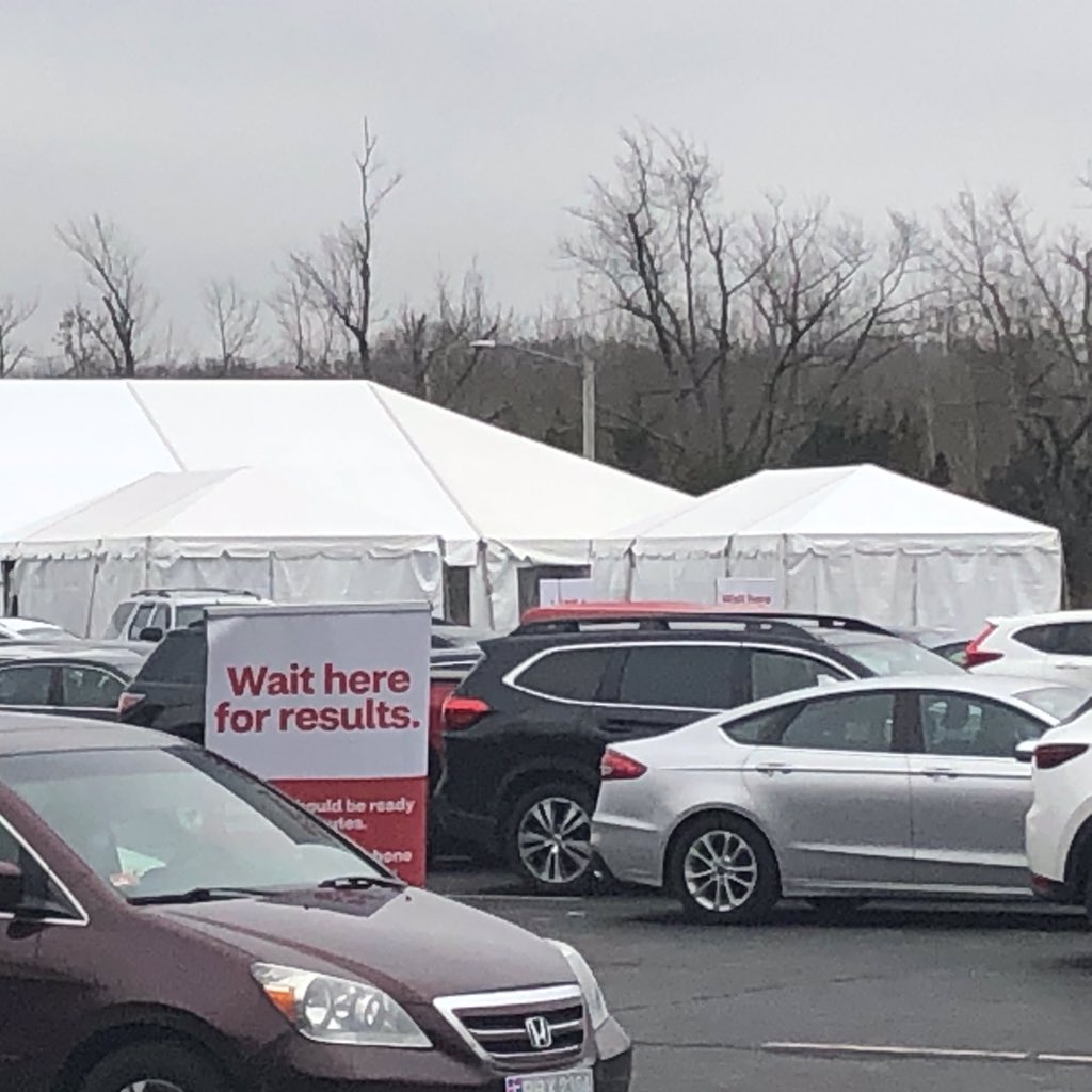 I just drove by the testing site at Twin River, and I’m so grateful for CVS, the Rhode Island National Guard, and everyone who helped make this possible. It’s running smoothly and efficiently.