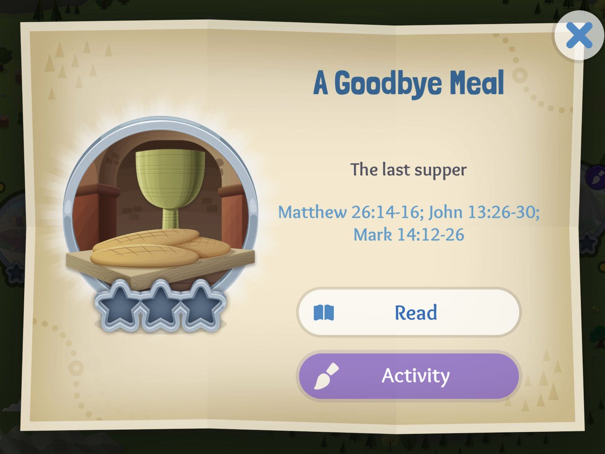 loveteachspin's tweet image. #DPCDSB primary teachers @BibleAppForKids is a free app that students can download on their home iPad or android tablet.  Today, they can listen/read &quot;A Goodbye Meal&quot; to help them understand the meaning and significance of the last supper.  #HolyWeekAtHome