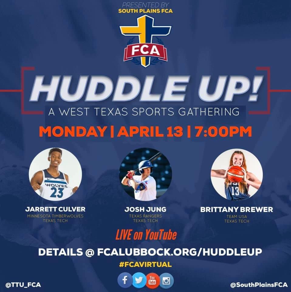 Join in on this virtual FCA huddle featuring some awesome athletes!