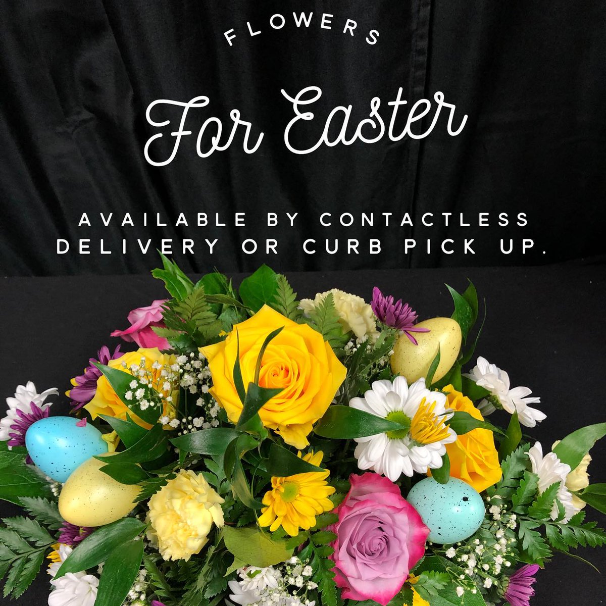 CutDried's tweet photo. Our social gatherings may be small this Easter, but we can still enjoy fresh flower happiness 💞.
Curb pick ups or Contactless deliveries available. Stay safe friends!
Text 204-773-6082
Call 204-773-2228 https://t.co/9PwfSlZZxE
