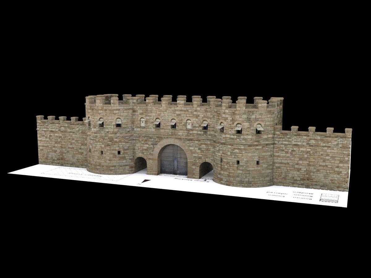 Every time I visit Lincoln, my route into the city takes me under this Arch. And without fail my mind whirs with the possibilities. So finally got around to getting a model built. So I could see it in-situ