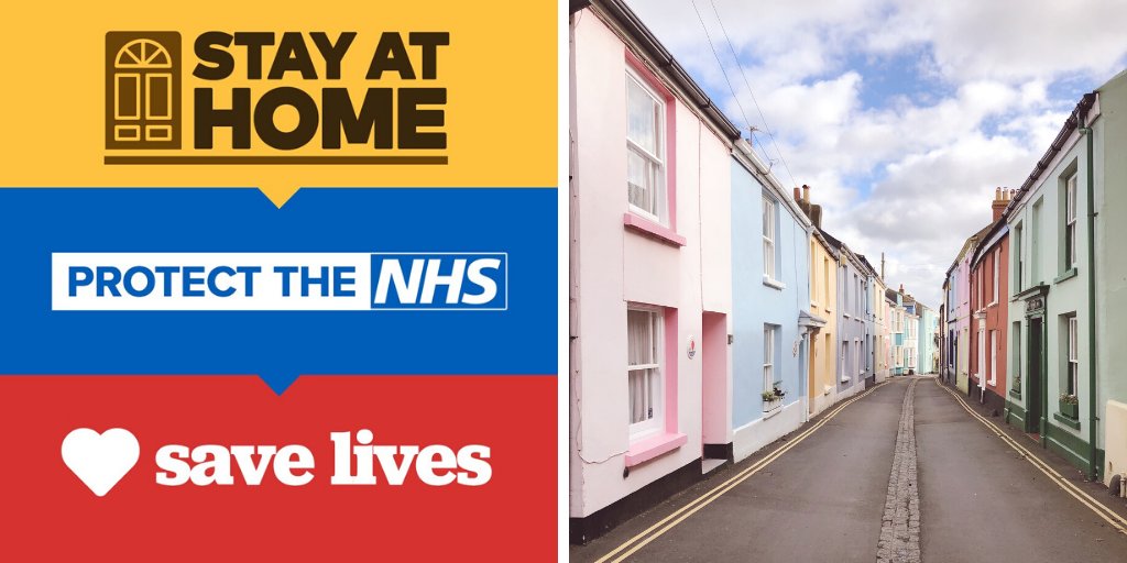 DevonLife's tweet photo. ⛔ Please don’t travel to Devon this Easter 💐
#ComeBackLater when our beaches, attractions, pubs and restaurants are open to visitors 🏖 and our friendly people can give you a proper Devon welcome once again ✊
#StayHomeSaveLives https://t.co/plfrUDXfrr