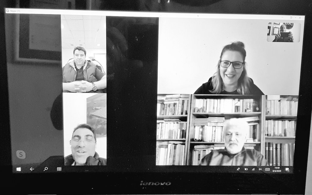 DKG_Consulting's tweet photo. Thanks to technology today we had the opportunity to participate in a very critical meeting with our collaborators in @AgritexEnergySA 
#weservefromoffice #Coronavirusera 
@IoannisGian @ChristinaPapaio @KCholidis @MyUltraLife https://t.co/6aMmwHIbSV
